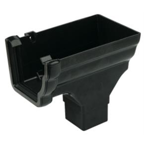 110mm Niagara Ogee Stopend Outlet right hand - Trade 4 Less - Building Supplies UK
