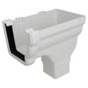 110mm Niagara Ogee Stopend Outlet right hand - Trade 4 Less - Building Supplies UK