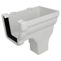 110mm Niagara Ogee Stopend Outlet right hand - Trade 4 Less - Building Supplies UK