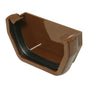 114mm Square Gutter External Stopend - Trade 4 Less - Building Supplies UK