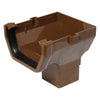 114mm Square Gutter Stopend Outlet - Trade 4 Less - Building Supplies UK