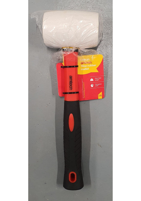 16oz White Face Rubber Mallet - Trade 4 Less - Building Supplies UK