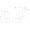 40mm 92.5° (87.5°) Wastepipe Bend - Trade 4 Less - Building Supplies UK