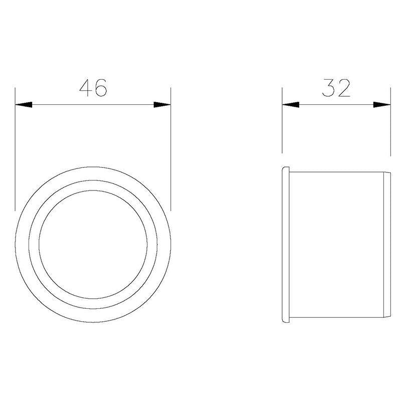 40mm x 32mm Waste pipe Pipe Reducer - Trade 4 Less - Building Supplies UK