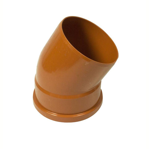 160mm U/G 30d  Bend Single Socket - Trade 4 Less - Building Supplies UK