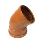 160mm 45d  Bend Double Socket - Trade 4 Less - Building Supplies UK