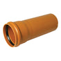 160mm Single Socket Pipe 3m - Trade 4 Less - Building Supplies UK