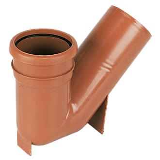 Floplast 110mm U/G Universal Gully Trap 45d - Trade 4 Less - Building Supplies UK