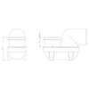 110mm Lower Back ‘P’ Trap - Trade 4 Less - Building Supplies UK