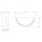 112mm Internal Stop end - Trade 4 Less - Building Supplies UK