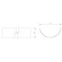 112mm x 4m Half Round Gutter - Trade 4 Less - Building Supplies UK