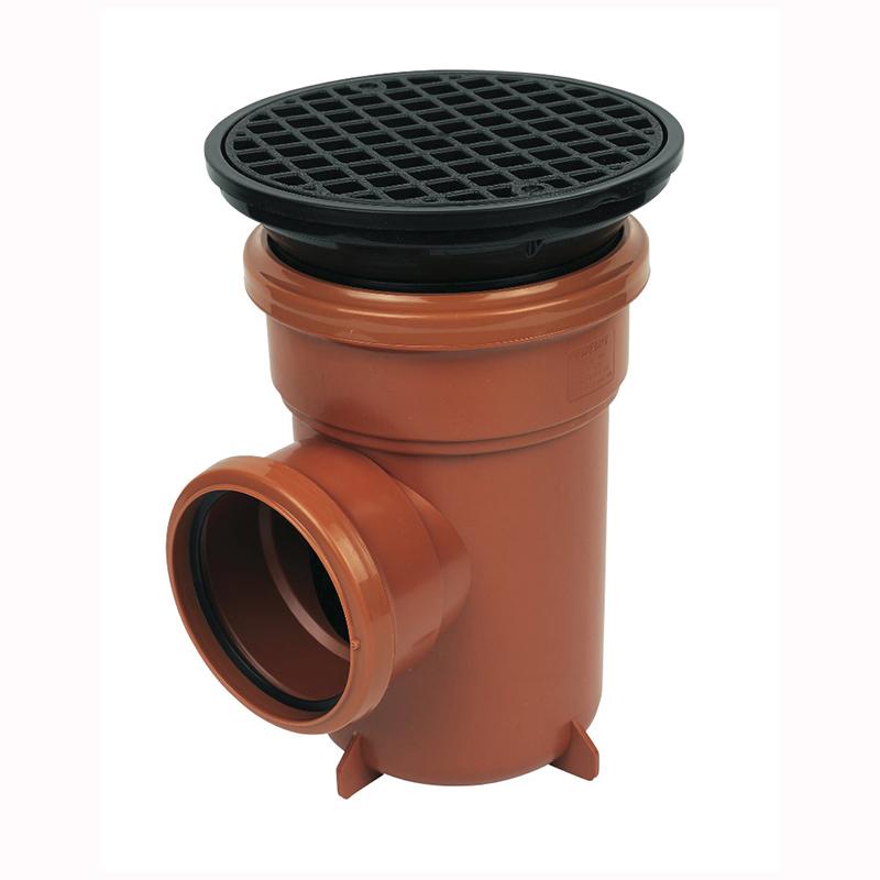 Bottle Gully Traps Circular Grid - Trade 4 Less - Building Supplies UK