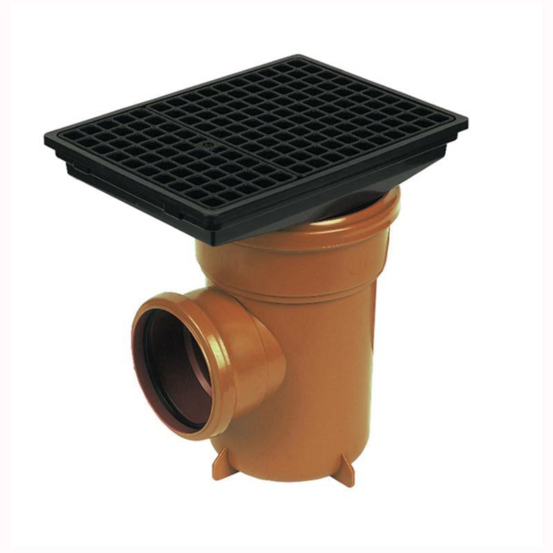 Bottle Gully Traps Rectangular Grid - Trade 4 Less - Building Supplies UK