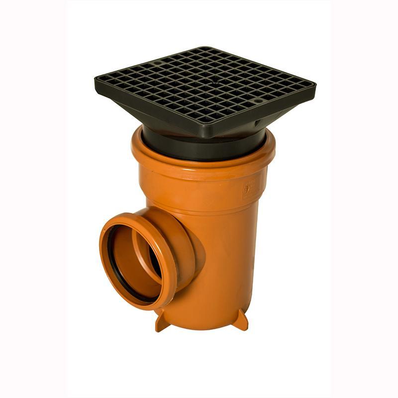 Bottle Gully Traps Square Grid - Trade 4 Less - Building Supplies UK
