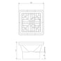 Square Hopper - Trade 4 Less - Building Supplies UK