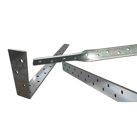 HEAVY (5mm) Duty Restraint Straps Bent @ 100mm - Trade 4 Less - Building Supplies UK