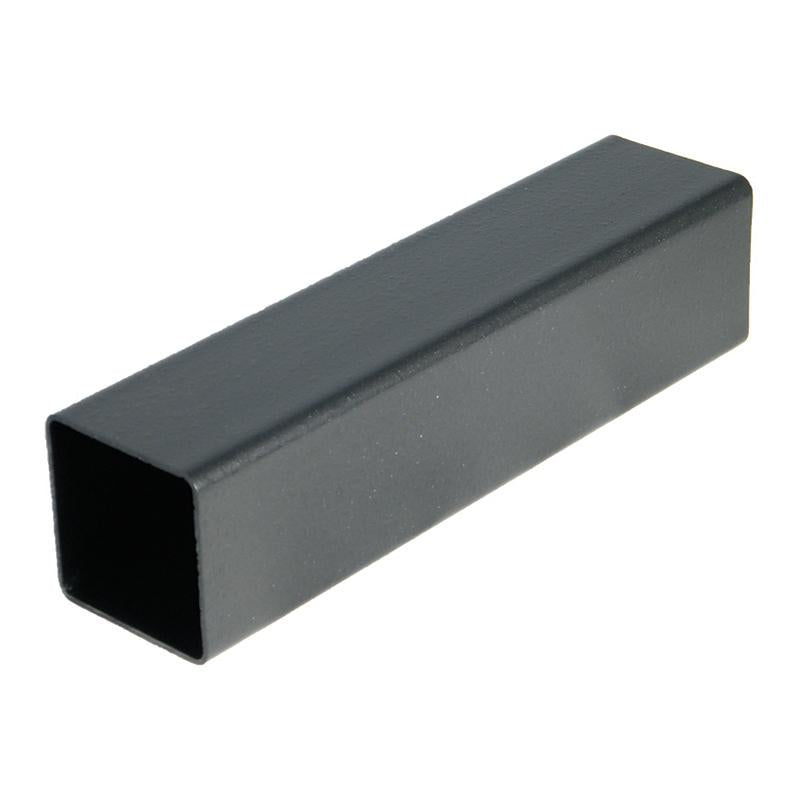 65mm x 2.5m Black Cast Iron Style Square Downpipe - Trade 4 Less - Building Supplies UK