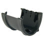 115mm Hi-Cap Half Round Union Bracket Black - Trade 4 Less - Building Supplies UK
