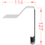 Standard Raised Edge Trim 3m B260 - Trade 4 Less - Building Supplies UK