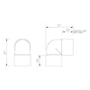 32mm 90° Bend - Trade 4 Less - Building Supplies UK